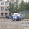 Өрхийн болон дүүргийн 27 эмнэлэг, 98 цэцэрлэг, 44 сургууль болон томоохон зах, худалдааны төвүүдийн гадна талбайг ариутгажээ