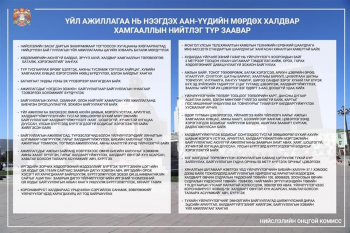 Үйл ажиллагаа нь нээгдэж байгаа ААН-үүдийн баримтлах журам