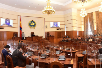 Улсын Их Хурлын намрын чуулганаар хэлэлцэх асуудлын тогтоолыг баталж, 2021 оны хаврын ээлжит чуулган өндөрлөв