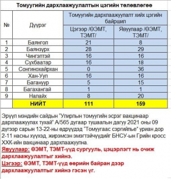 2-11 насны хүүхдүүд болон жирэмсэн эхчүүд томуугийн вакцинд хамрагдах заавар