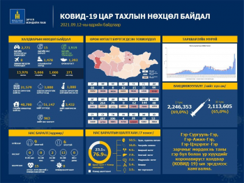 2771 тохиолдол бүртгэгдэж, 3919 иргэн эдгэрчээ
