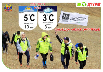 ХАН-УУЛ ДҮҮРЭГ ЯВГАН АЛХАЛТЫН АЯН ЭХЛҮҮЛЛЭЭ