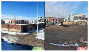 Зөвшөөрөлгүй гараашуудыг буулгаж, чөлөөлсөн талбайд өрхийн эмнэлэг барина